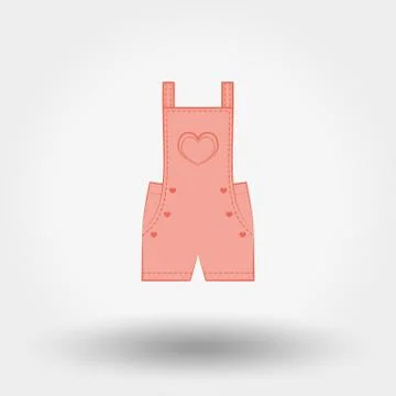 Rompers icon Stock Illustration