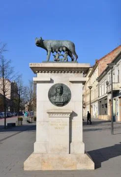Romulus and Remus statue Stock Photos