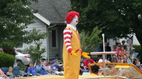 Ronald McDonald Stock-Footage 7736294