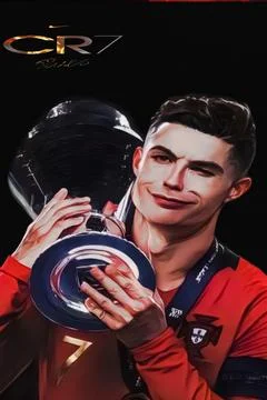 "Ronaldo: The Evolution of Style in the Age of Artificial Intelligence" Stock Photos