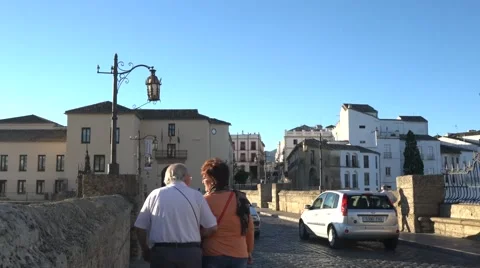 Ronda Bridge1 Stock Footage 55153517