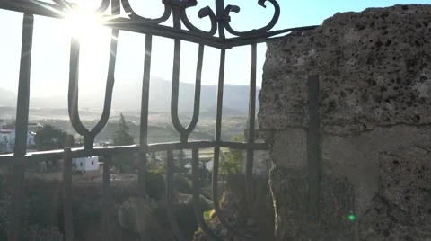 Ronda View Grate 库存影片 55158957