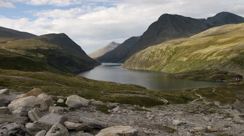 Rondane mountains time lapse Stock Footage 26145199
