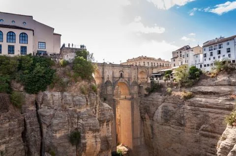 Ronda's Puente Nuevo Stock Photos