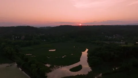Rondout Marshes Video stock 246716453