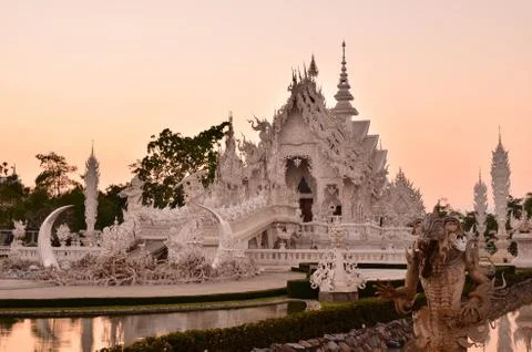 Rongkhun temple Stock Photos