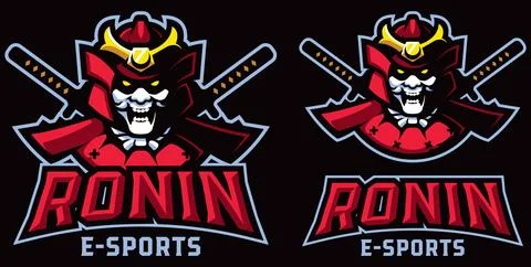 Ronin Team Mascot Stock Illustration
