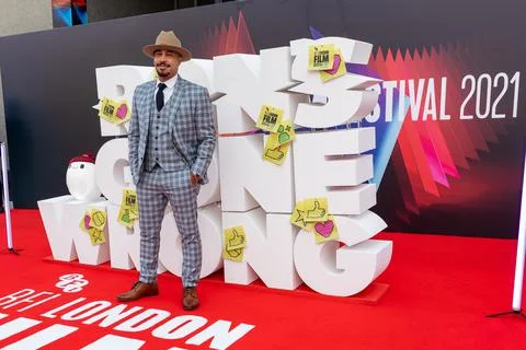 Ron's Gone Wrong World Premiere - BFI London Film Festival 2021, United Kingdom  Stock Photos