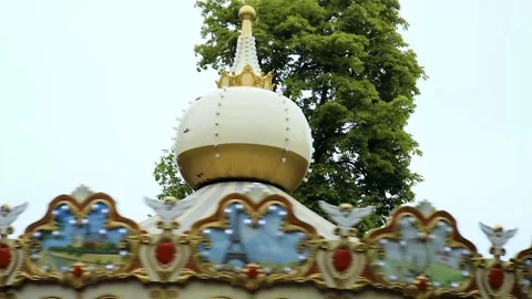 Roof Of Carousel Stock-Footage 171000974