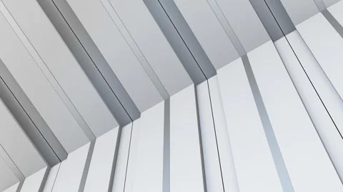 Roof, ceiling and wall corner, structure minimalist. Wall animation,3D render Stock Footage 270318732