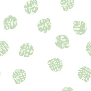 Roof deck glyph seamless pattern Stock Illustration