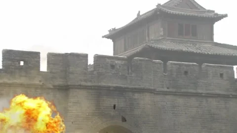 Roof explosion Stock Footage 235276816