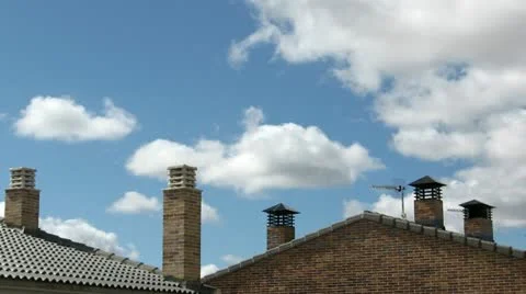 On A Roof Video stock 10837334