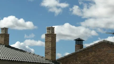 On A Roof Video stock 10837531