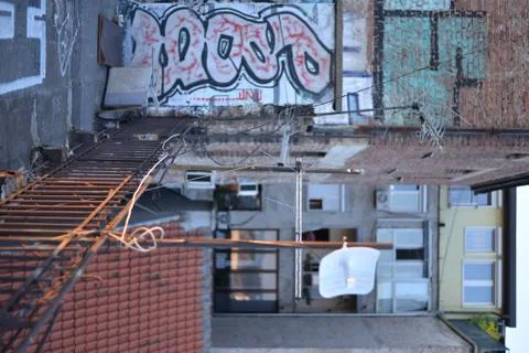 Roof, graphit Stock Photos