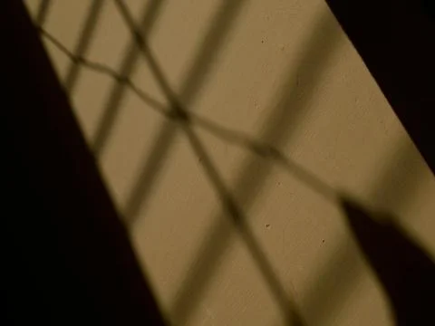 Roof light reflection on the wall presentation shot Stock Photos