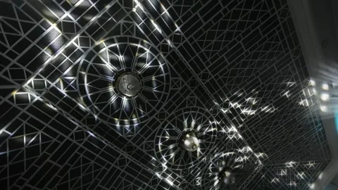 Roof lights Stock Footage 300031364