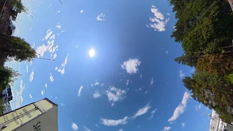 Roof Mounted Camera View. Car Travel on British Roads of England Video stock 343878220