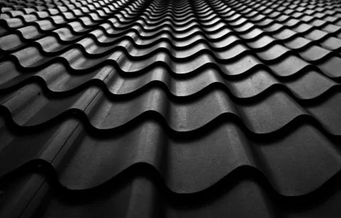 Roof pattern background Stock Photos