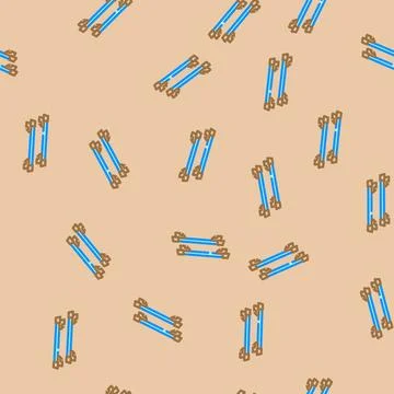 Roof rack accessory vector seamless pattern Stock Illustration