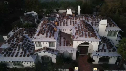 Roof Replacement  Stock Footage 196762992