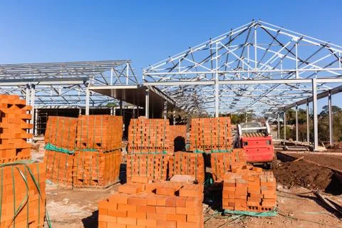 Roof  Structure Bricks Stock Photos