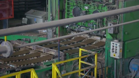 Roof tile factorie Vídeo Stock 152884597