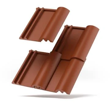 Roof tile Stock Illustration