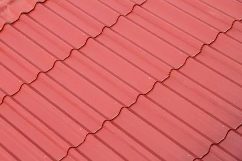 Roof tile pattern Foto stock