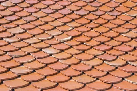 Roof tile pattern Stock Photos