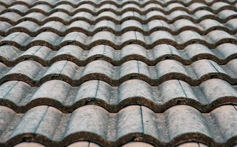 Roof tile texture background for continuous replicate. Stock Photos