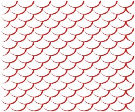 Roof tiles on the background. Texture. Vector Stock Illustration