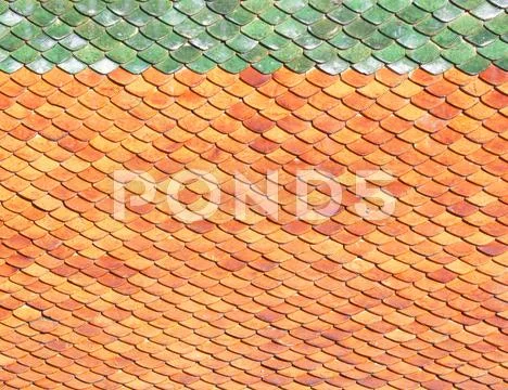 Roof tiles background tiles Stock Photos