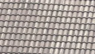 Roof Tiles In The Building Stock Footage