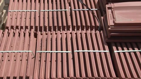Roof tiles Stock Footage 45665606