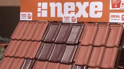 Roof tiles Stock Footage 45665774