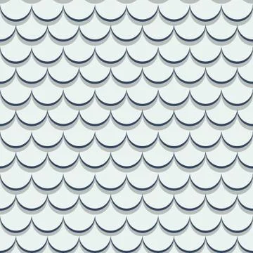 Roof tiles pattern Stock Illustration