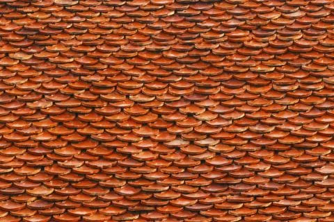 Roof with tiles for pattern Stock Photos