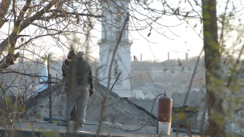 Roof top Stock Footage 165397413