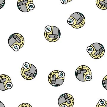 Roof underlayment vector seamless pattern イラスト素材