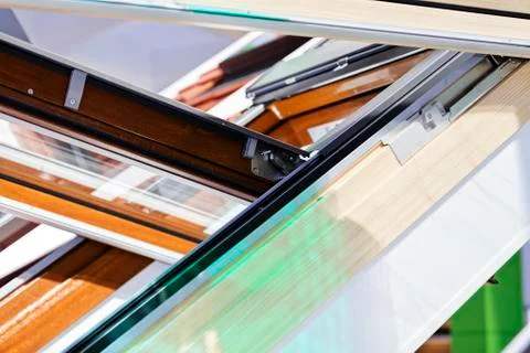 Roof window system Stock Photos