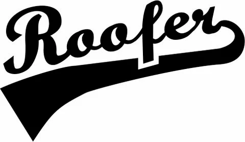 Roofer Word Stock Illustration