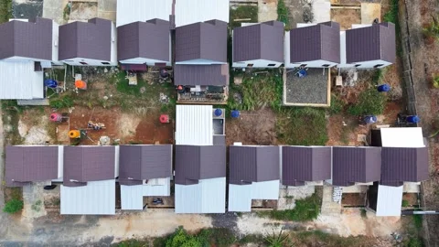 Roofing Background to Enhance the Aesthetic Value of the Building Stock Footage 345381389