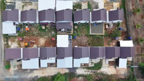 Roofing Background to Enhance the Aesthetic Value of the Building Stock Footage 345381394