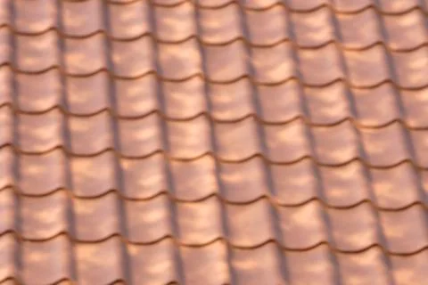 Roofing corrugated brown texture Stock Photos