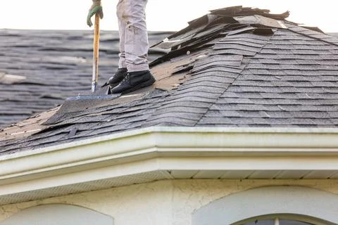 Roofing industry Stock-Fotos