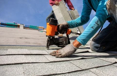 Roofing industry Stock Photos