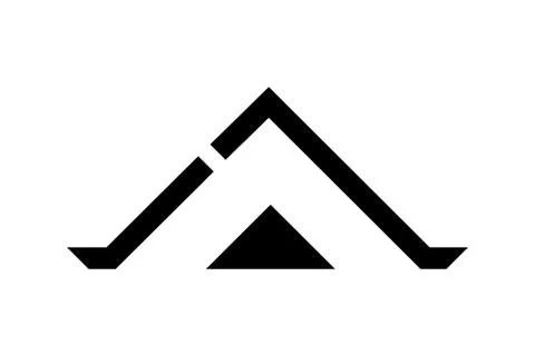 Roofing logo template, vector illustration Stock Illustration