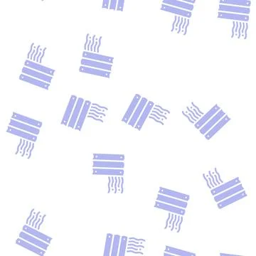 Roofing material building material glyph vector seamless pattern Illustrazione stock