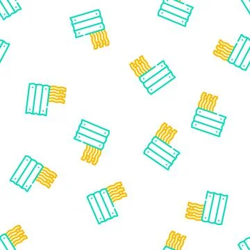 Roofing material building material vector seamless pattern Illustrazione stock